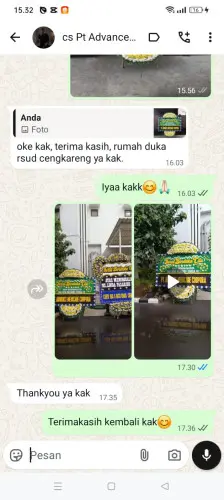 Testimonial Papan Bunga Pernikahan cibungur
